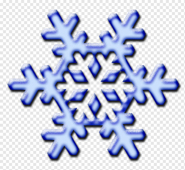 Снежинки без фона