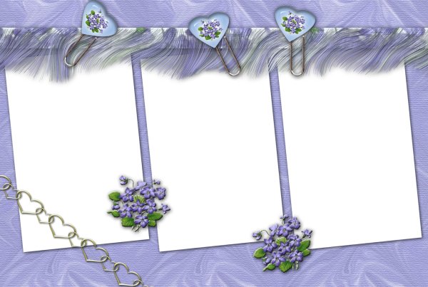 Тройные рамки для фотографий