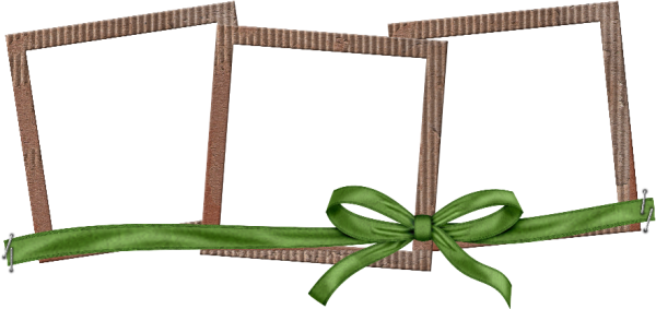 Тройная рамочка горизонтальная