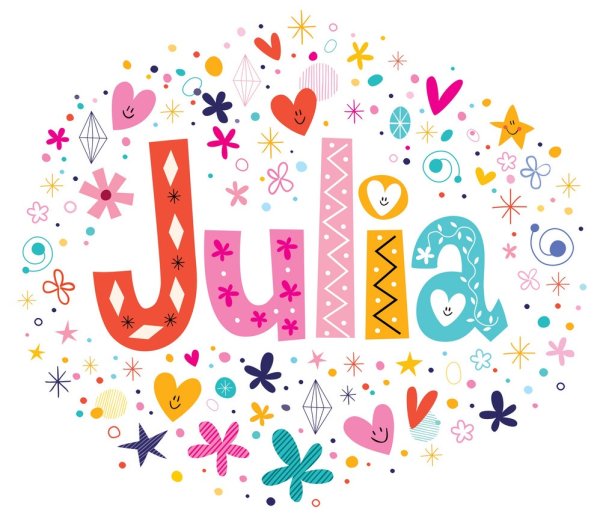 Логотип имени Юлия