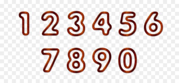 Цифры для фотошопа