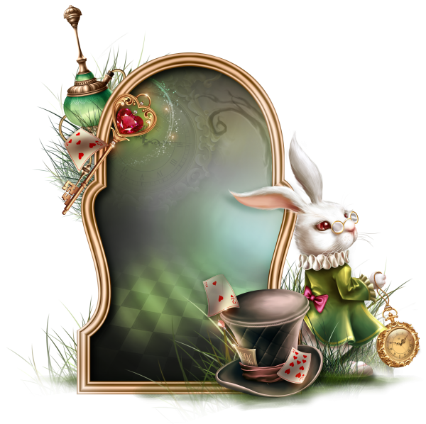 Сказочный белый кролик