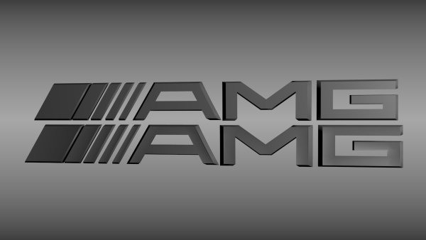 AMG logo 4k