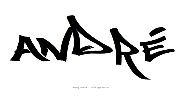 Имя Андрей в граффити