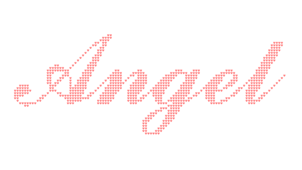 Красивая надпись ангел