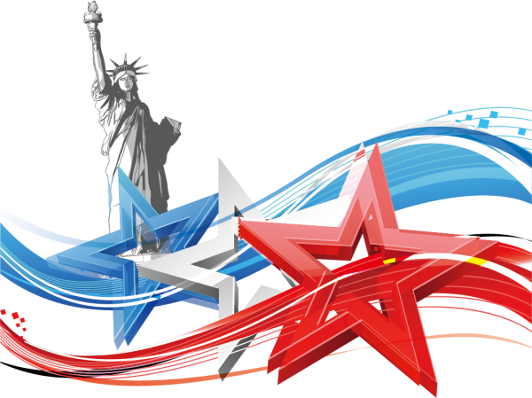 Флаг России со звездой