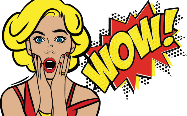 Наклейки в стиле поп-арт