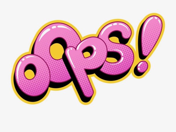 Упс надпись