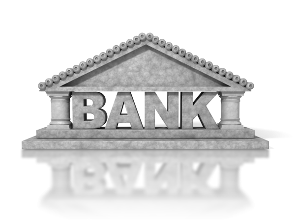 Банк на прозрачном фоне
