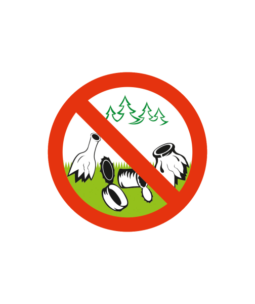 Знак «не мусорить»