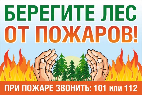 Берегите лес от пожара табличка в лесу