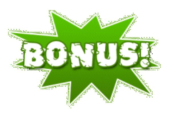Надпись Bonus