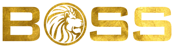 Надпись Boss на прозрачном фоне