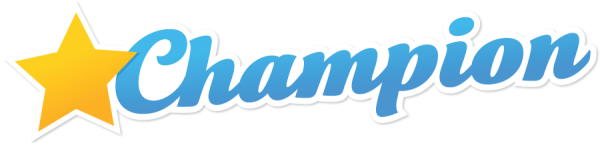 Надпись чемпион