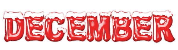 December надпись