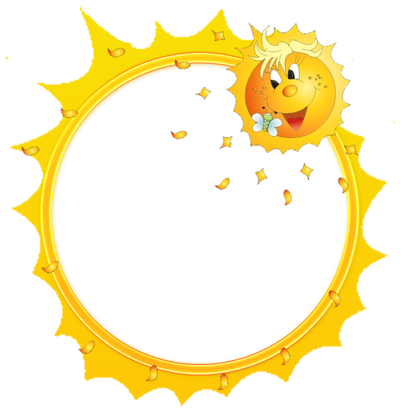 Рамки детские круглые