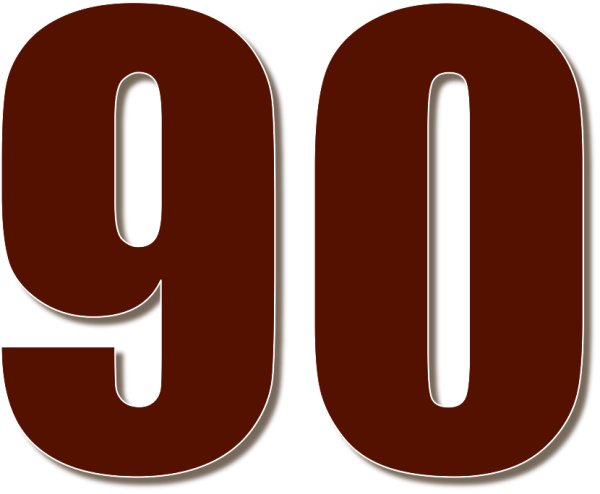Цифра 90