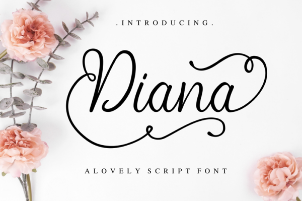 Diana надпись