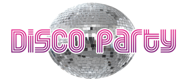 Надпись диско