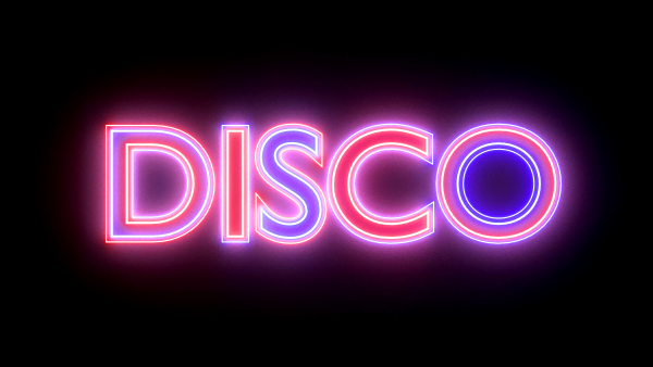 Диско вывеска