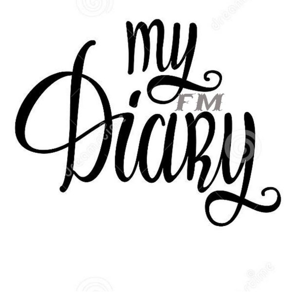 Diary надпись