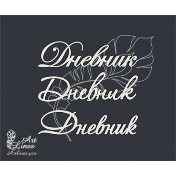 Красивая надпись дневник