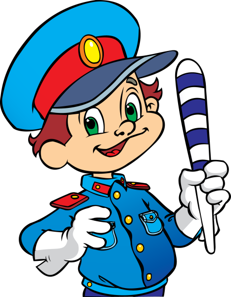 Полицейский мультяшный
