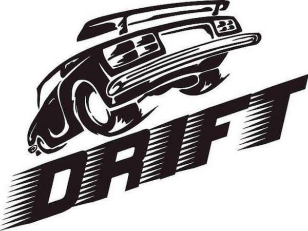 Дрифт наклейки на машину