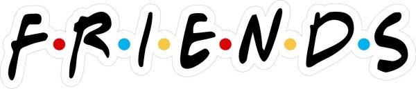 Шрифт сериал друзья