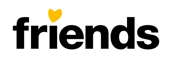Friends логотип на прозрачном фоне
