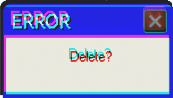 Error табличка
