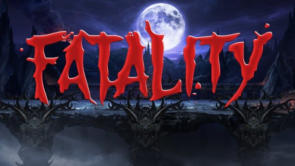 Надпись фаталити мортал комбат