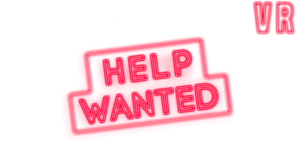 Надпись help wanted