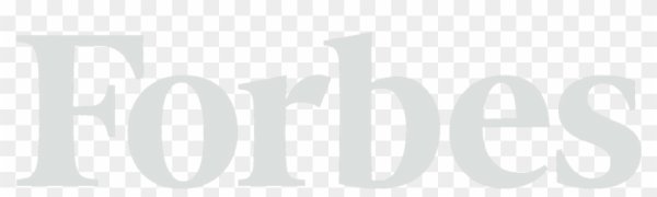 Forbes белый лого без фона
