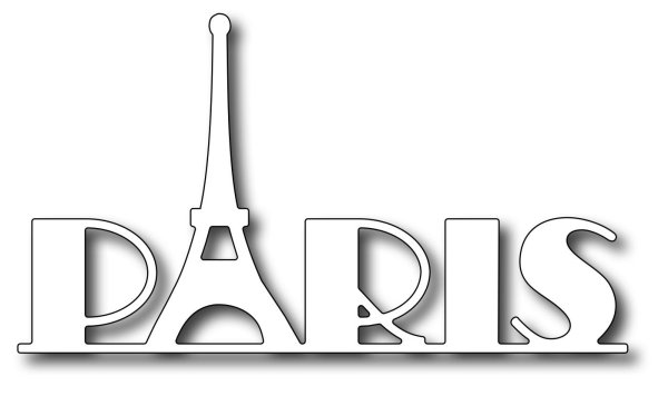 Надпись Париж красиво