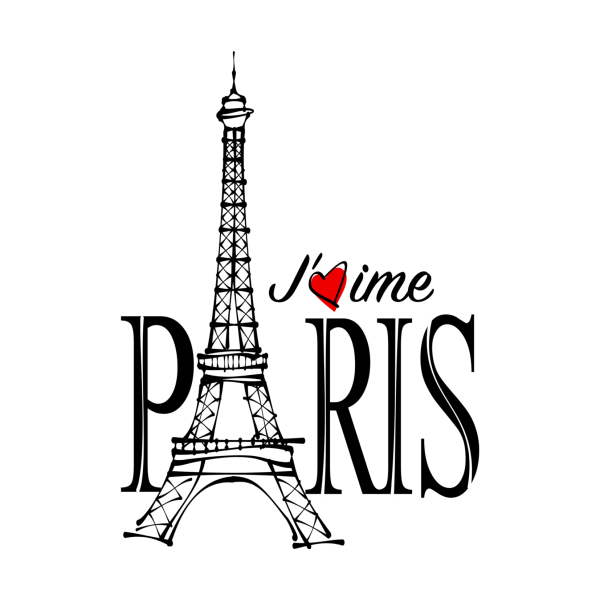 Надпись Париж красиво