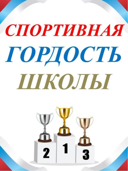 Гордость нашей школы