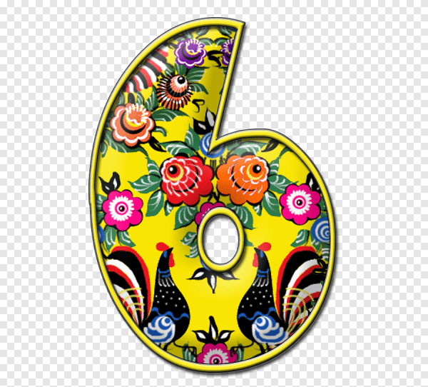 Буквы в стиле Городецкой росписи алфавит