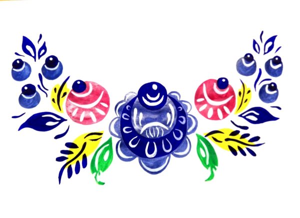 Городецкий узоры для детей