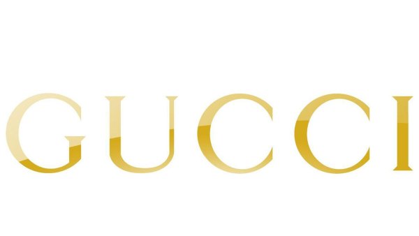 Логотип Gucci золотой