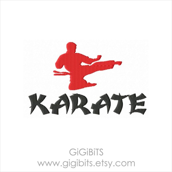 Каратист надпись