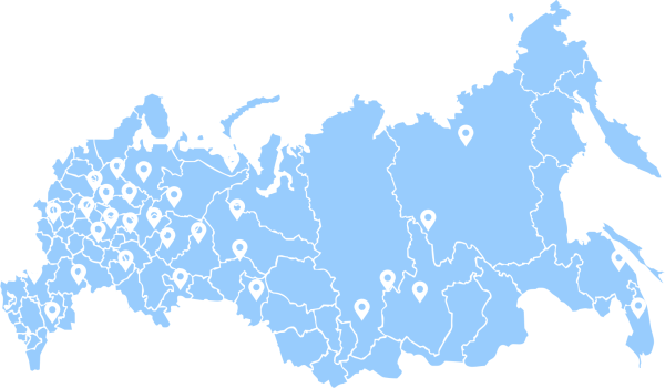 География поставок карта