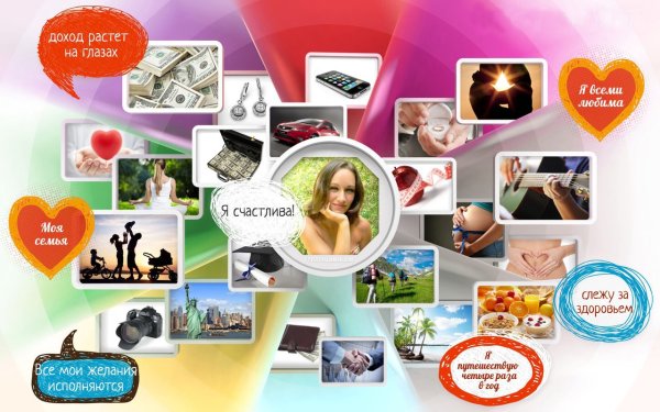 Карта желаний готовая