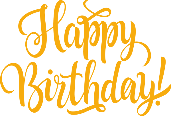 Happy Birthday надпись