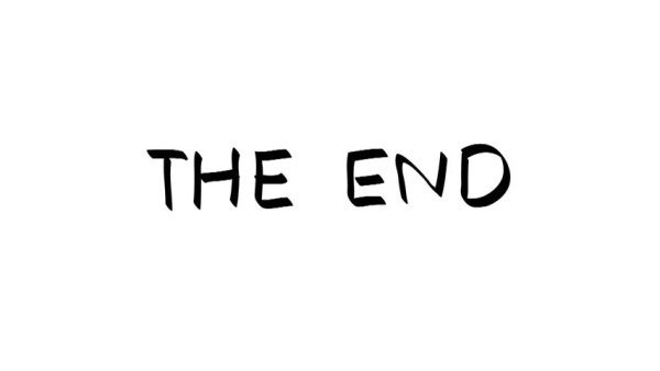 The end надпись