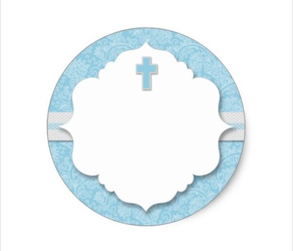 Табличка для надписи на крестины