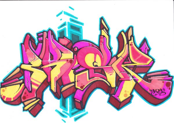 Красивые надписи в стиле граффити
