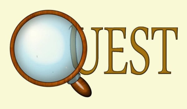Quest надпись