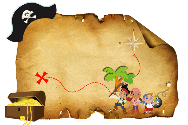 Карта сокровищ Пиратская