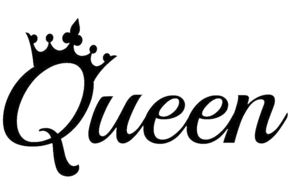 Красивая надпись Queen
